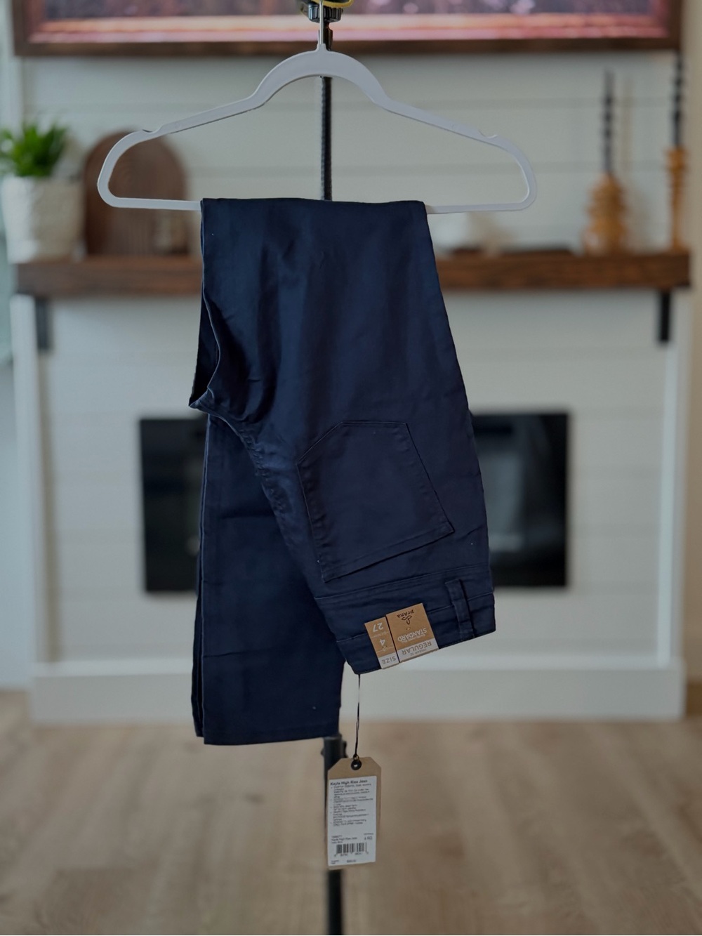 Prana Dark Navy Straight-Leg Women's Pants